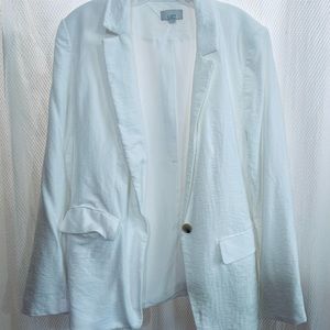 Women’s Loft white blazer